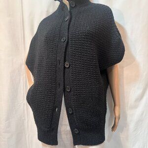 Vince Dark Grey Size Small Cape/vest